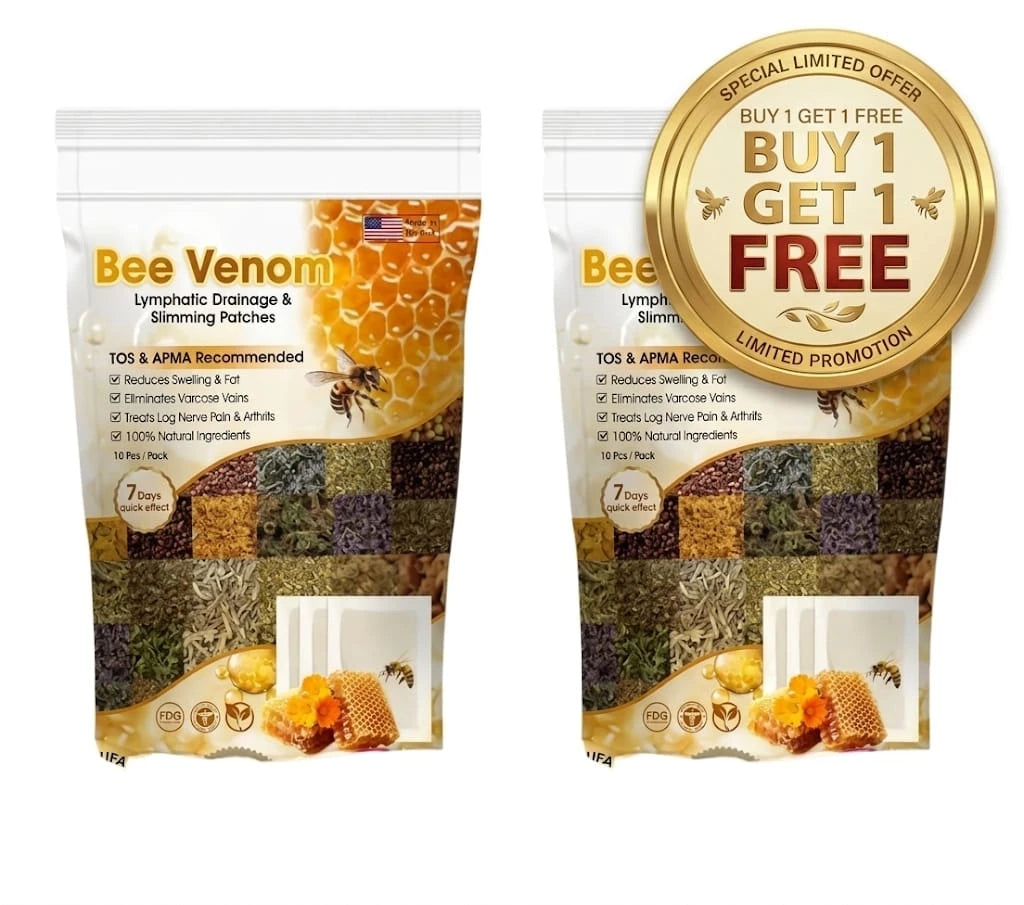 Bee Venom Lymphatic Drainage And Slimming Foot Patches