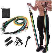 11 pcs GYM Power Resistance Band