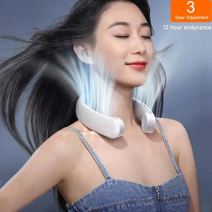 Bladeless Neck Cooler Portable neck Fan Rechargeable