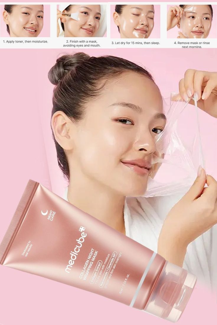 Korean Peel Off Facial Maask Night Wrapper